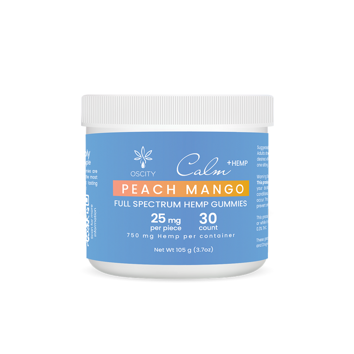 Peach Mango Calm Hemp Gummies