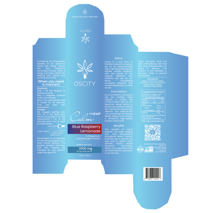 Blue Raspberry Lemonade Hemp Oil