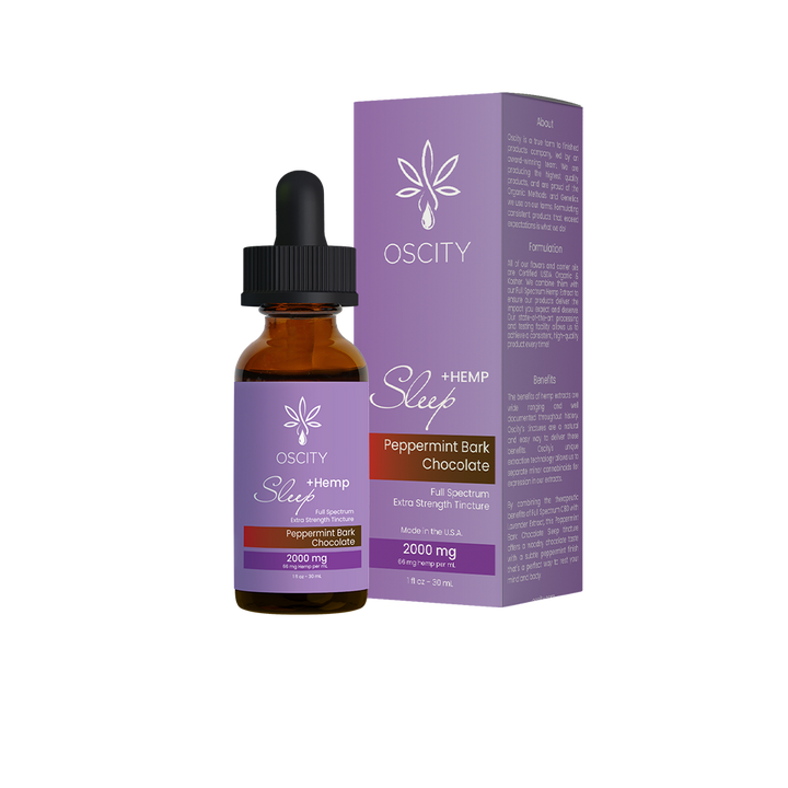 Peppermint Bark Chocolate Sleep Hemp Oil